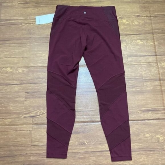 NWT‎ Lululemon Wunder Under High Rise Mesh Tights 28 in Sz 12 - Picture 2 of 10
